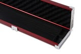 BAIZE MASTER 1PC 3 CUE PRO-LINE ALUMINIUM METAL ENDS CASE RED