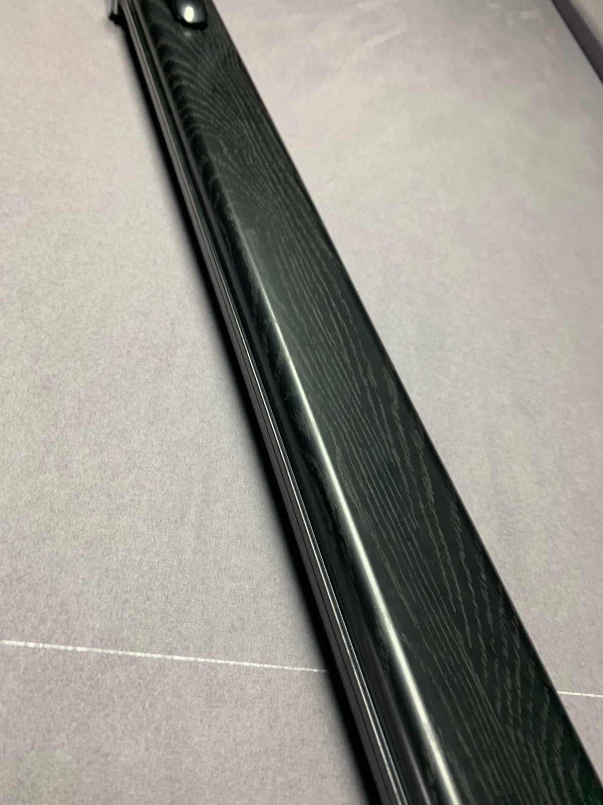 Baize Master Prestige 1 Piece Luxury Metal Cue Case - Holds 2 x 1 Piece Cues - Black